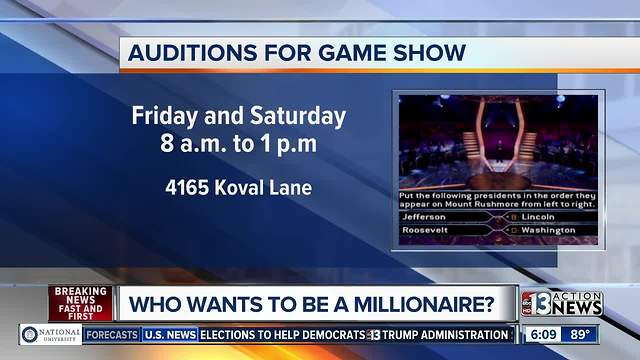 Auditions for Who Wants to be a Millionaire