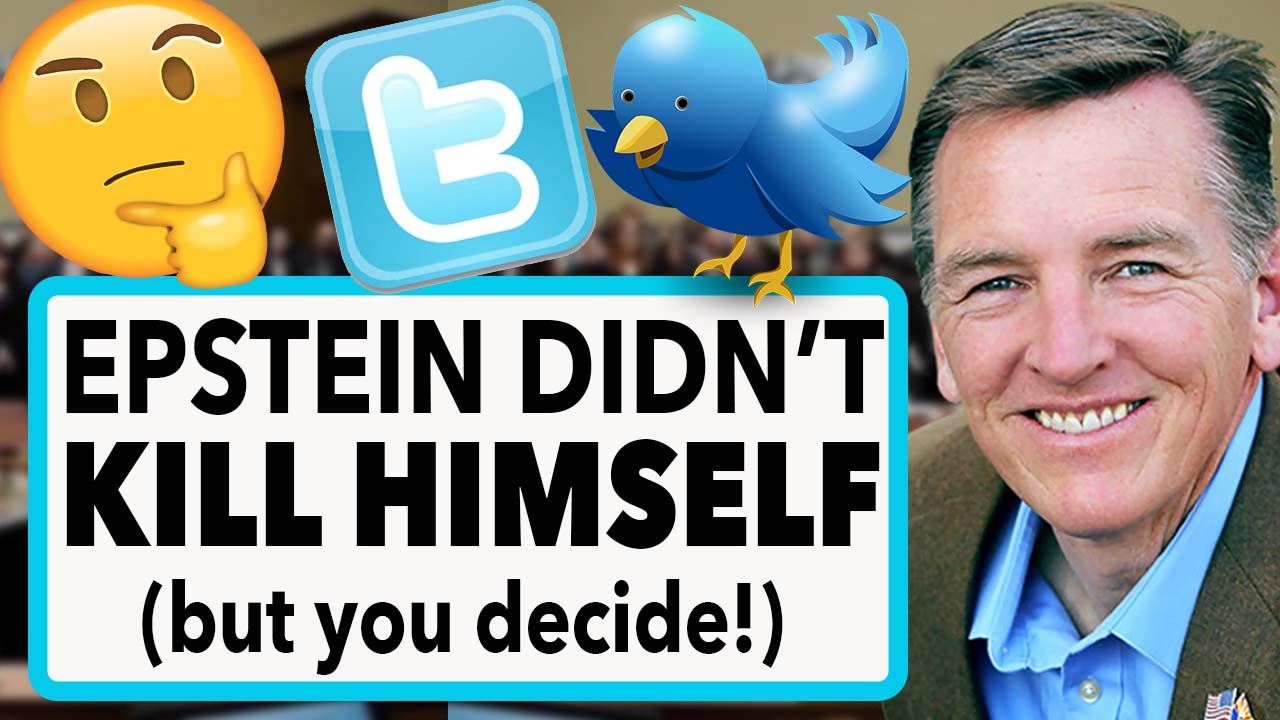 Congressman Gosar Tweet EPSTEIN DIDN’T KILL HIMSELF… you decide!