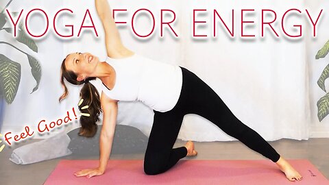 20 Minute Yoga for Energy Boost, Feel Good Beginners Class Routine with Tessa! Easy Guide at Home