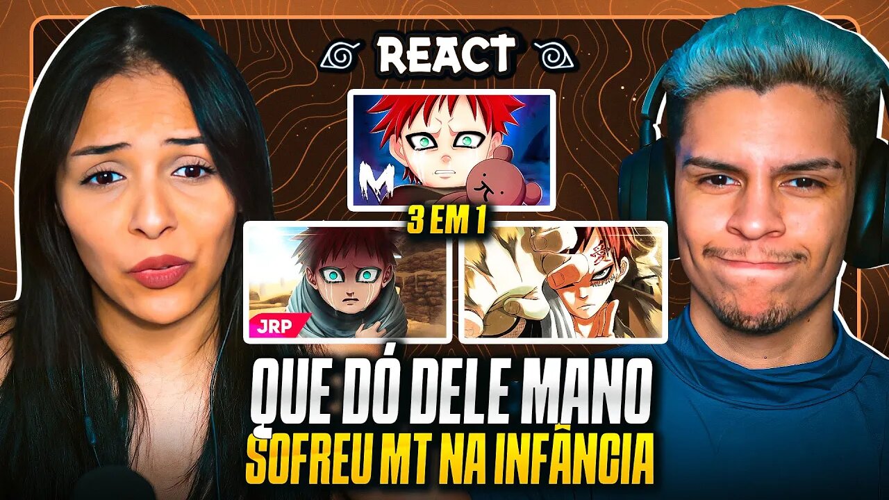 3 EM 1: GAARA - JRP, Meckys & WolfRap | [Casal Jounin React] 🔥