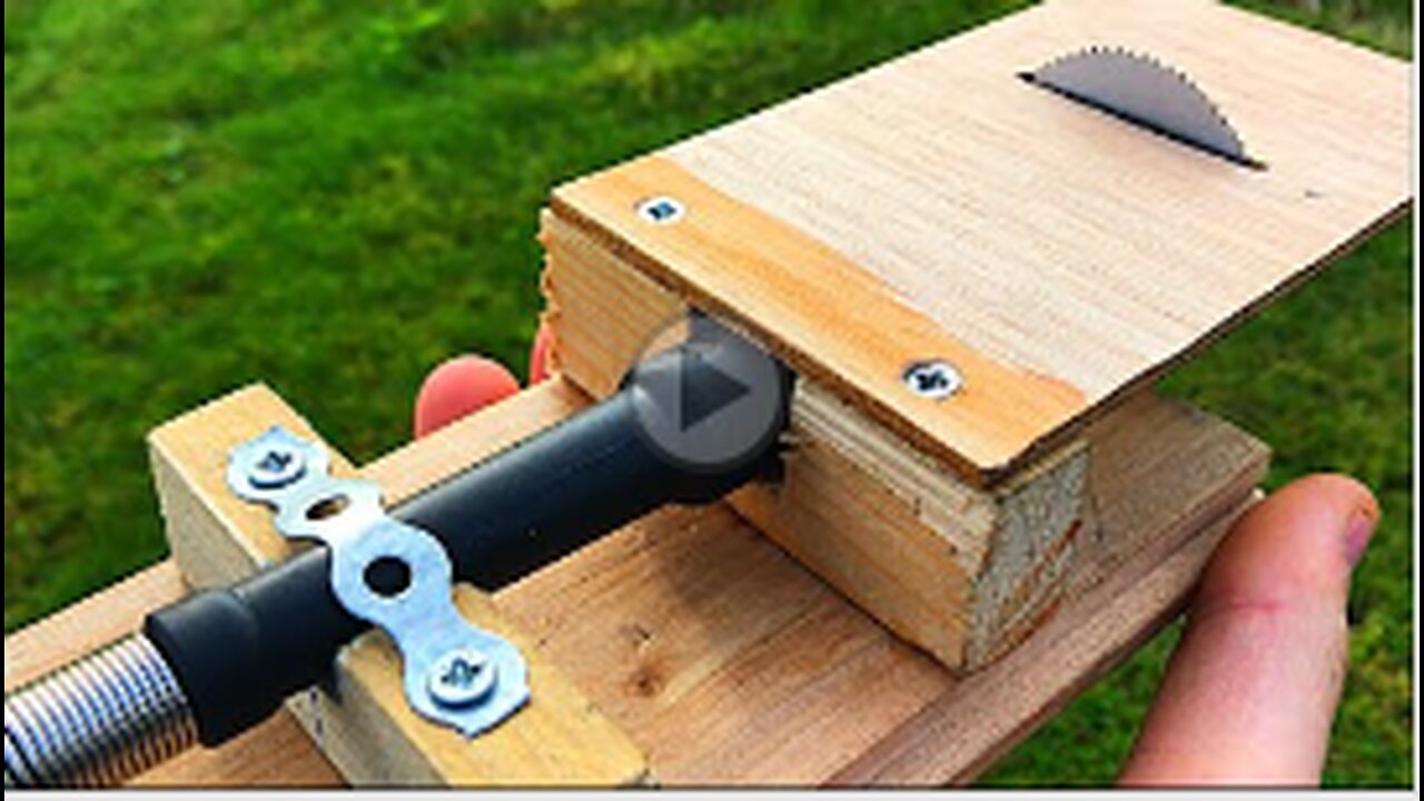 How to make mini Table Saw using Rotary Dremel Tool DIY