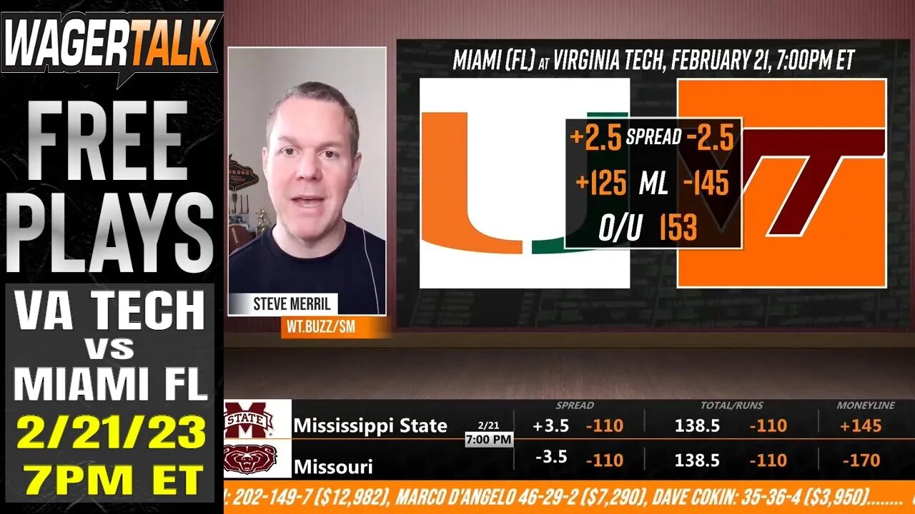 College Basketball Predictions and Picks Tonight | Virginia Tech vs Miami FL Betting Advice Feb 21