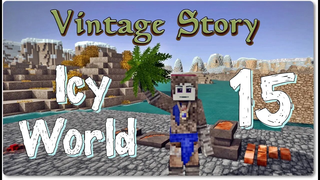 Smithing and Resource Gathering - Vintage Story Icy World Permadeath S2 Ep.15