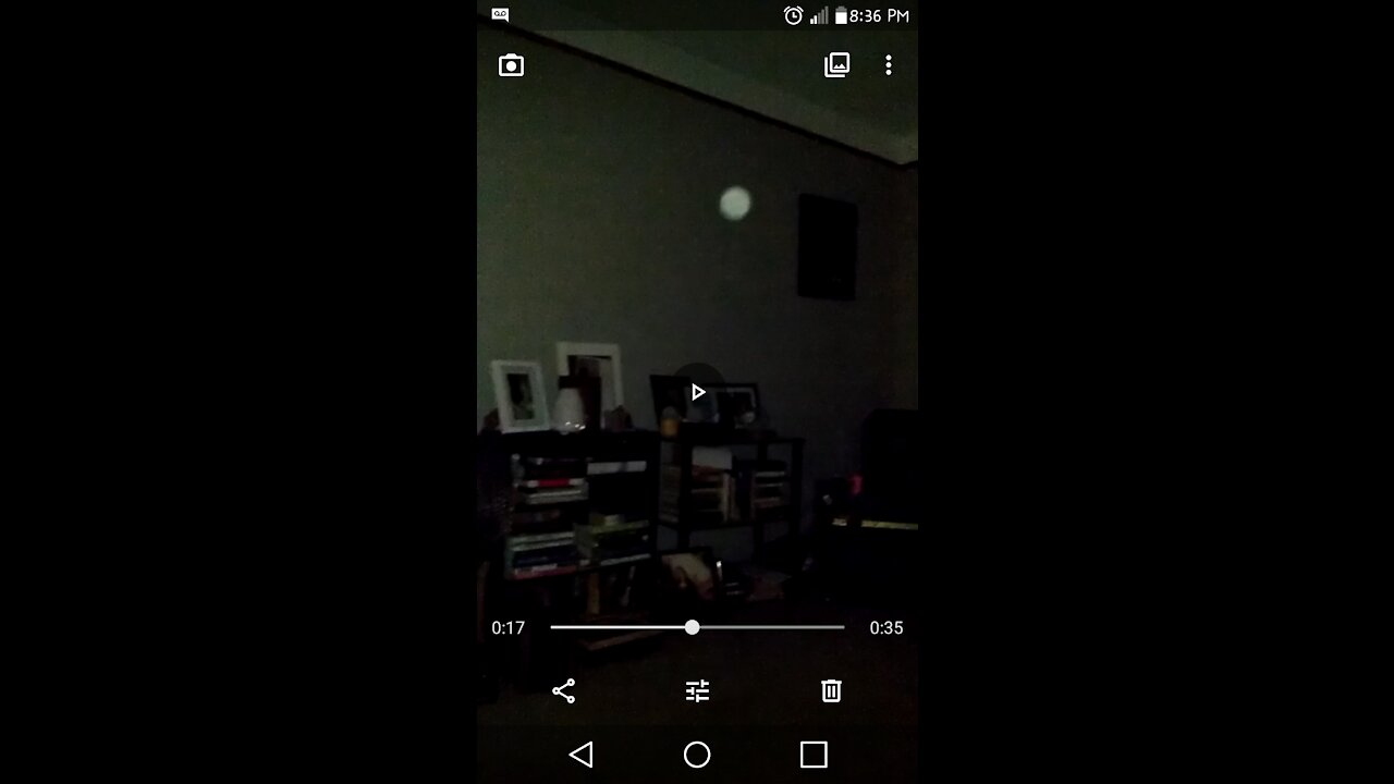 Orb in my living room Spring 2020