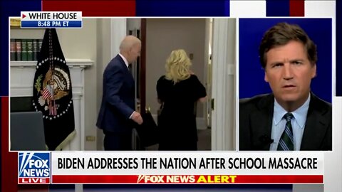 Tucker Slams Biden’s Statement on Texas Shooting: Frail, Confused, Bitterly Partisan