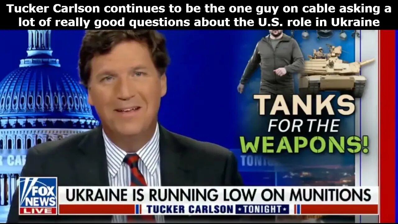 Carlson continues covering Ukraine