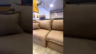 #linhaespecial - Nosso sofá cama retrátil que conquista todo mundo na loja!