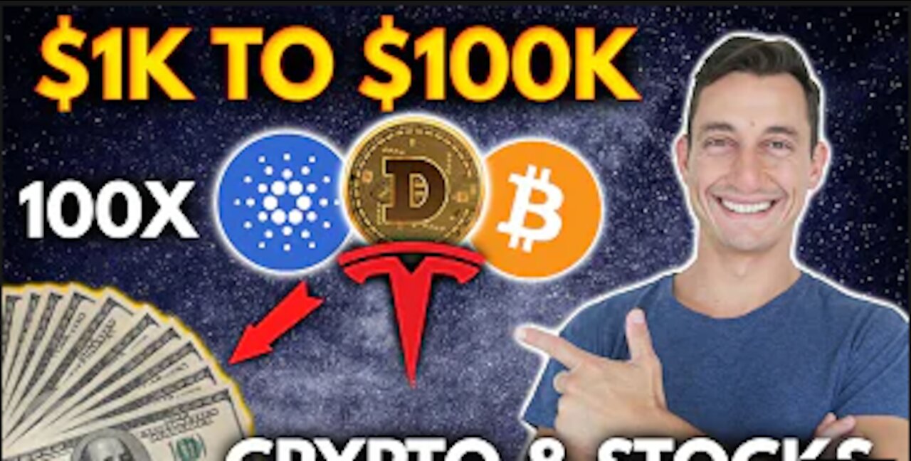 TURN $1000 INTO $100,000 WITH CRYPTO! 2021