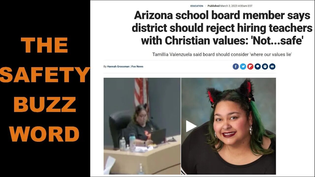 School Board Member Is Afraid Of Christians