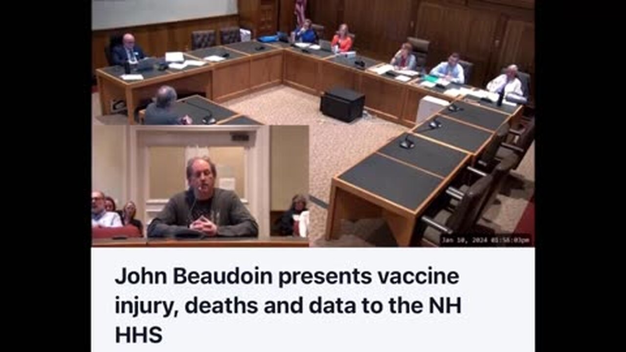 Shocking John Beaudoin Engineer Testify New Hampshire Senate Under Reported Fraud on Death Certificate Covid-19 Injuries