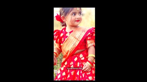 Masha Allah my red doll wife! Saree from