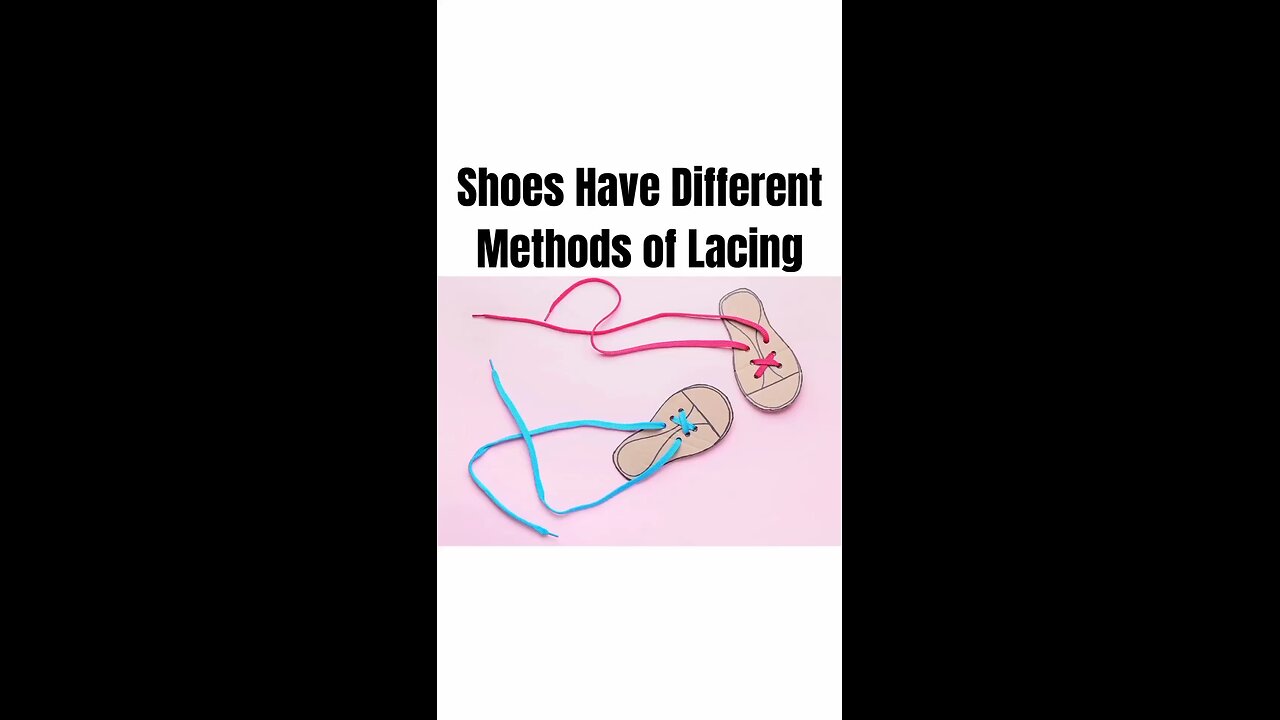 different method of lacing shoes