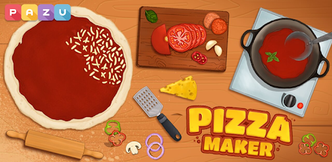 Pizza Maker - Baking and Cooking Game for kids - Pazu games - Andriod gaming land