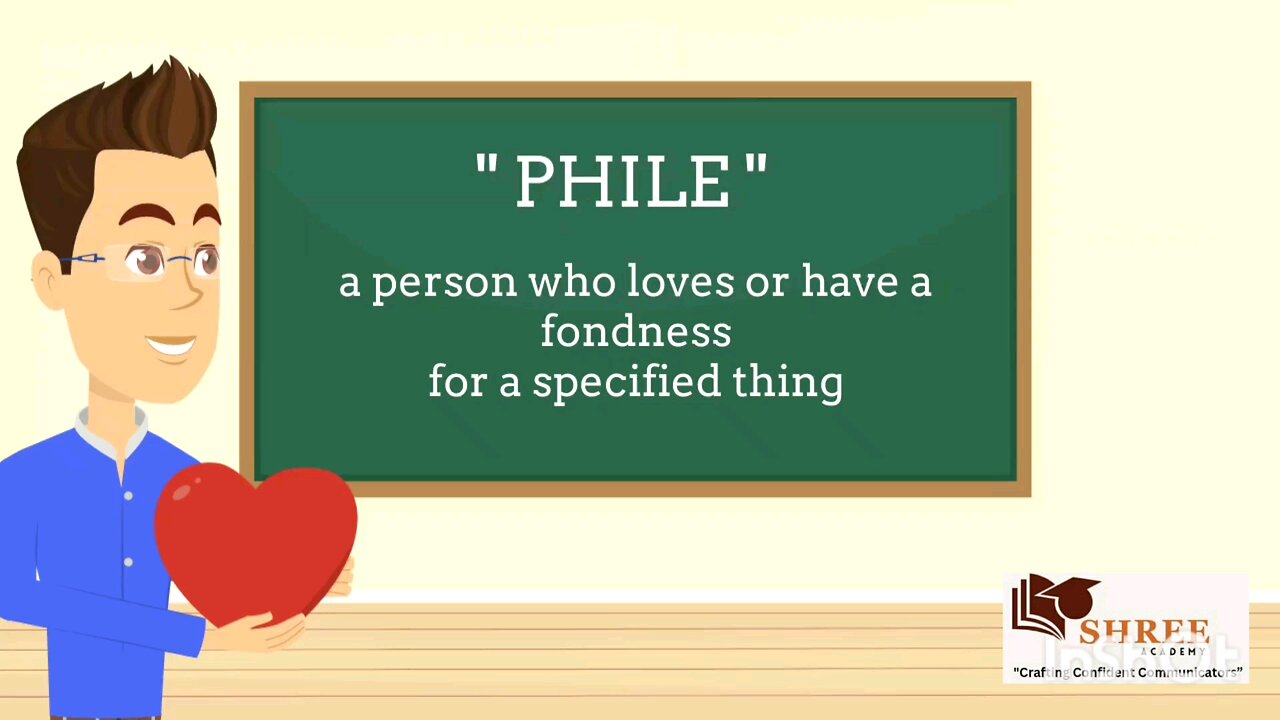 Exploring Fun Words That End in 'phile'" #philevocablaury #Day2