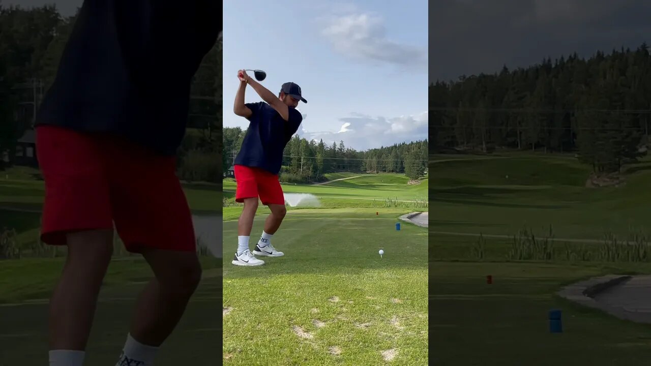 Tee shots show! 🚀🏌🏻‍♂️⛳️ #golf #norway