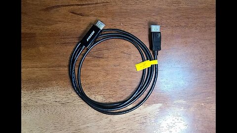 AVACON DisplayPort to HDMI 6 Feet Gold Plated Cable, It works