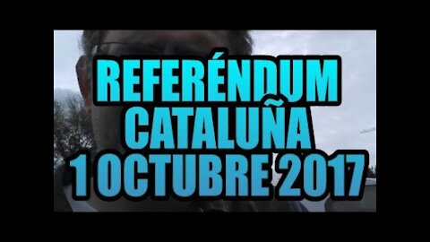 REFERÉNDUM CATALUÑA 1 OCTUBRE 2017 #1OCT