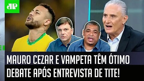 "Gente, a Seleção PODERIA ter..." Mauro Cezar e Vampeta têm ÓTIMO DEBATE após ENTREVISTA de Tite!