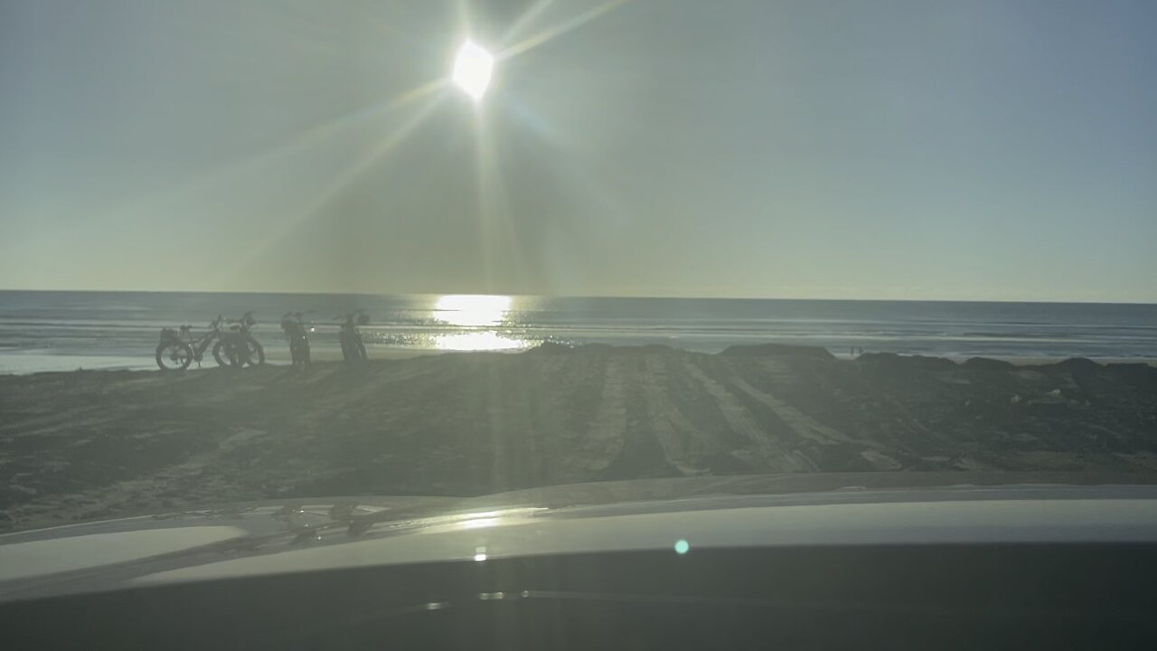 Sunset at the Peter Iredale…