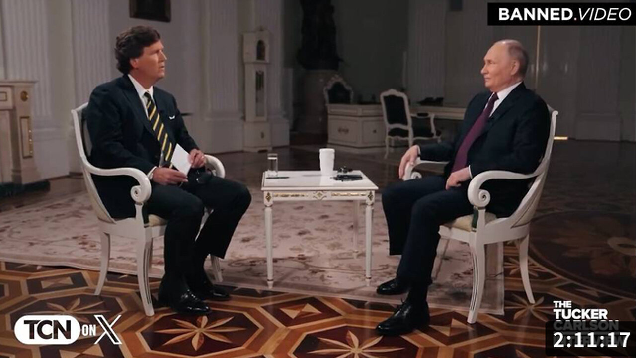 BREAKING NOW: Tucker Carlson's Vladimir Putin Interview