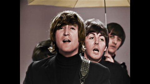 The Beatles - Help! (music video) [colorized]