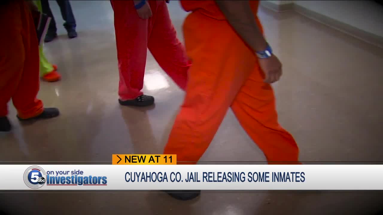 Cuyahoga Co. Jail works to release 300 defendants due to virus risk