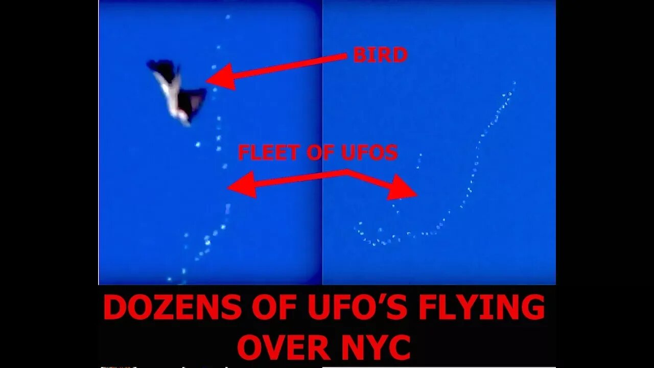 Fleet of UFO's Flying over NYC - Excellent Video Footage & Interview