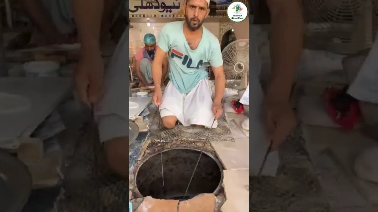 How Naan is Made Pakistan Street Food #shorts #streetfood