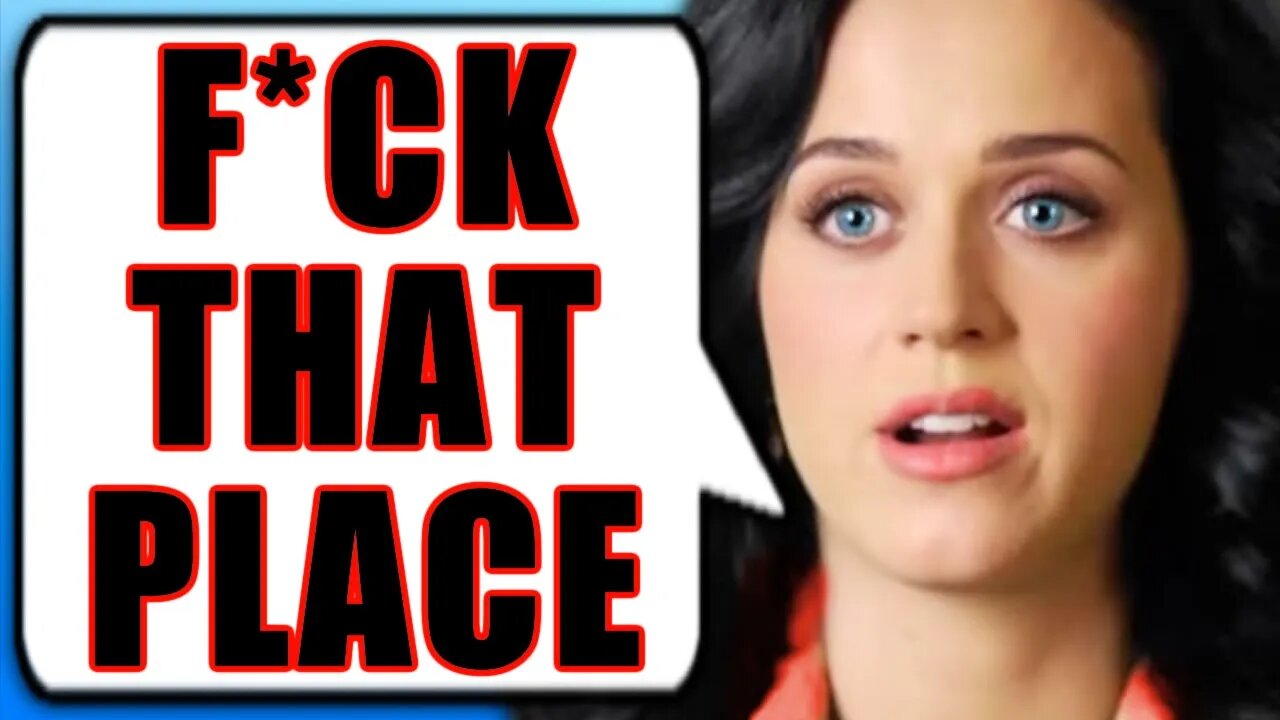 Katy Perry TRASHES Woke Hollywood, FINALLY Reveals The TRUTH!