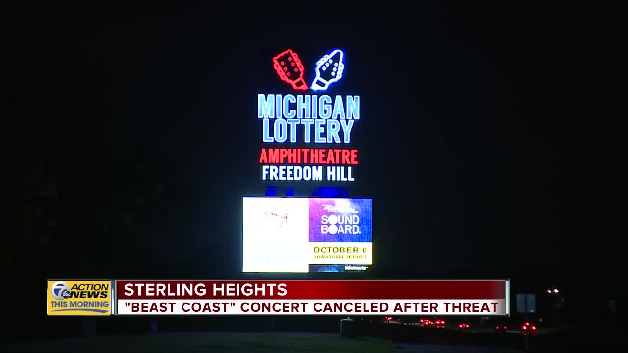 Beast Coast concert canceled due to threat of 'possible mass shooting'