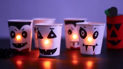 SPOOKY HALLOWEEN | HALLOWEEN JAR DECORATIONS | EASY HALLOWEEN CRAFTS FOR KIDS