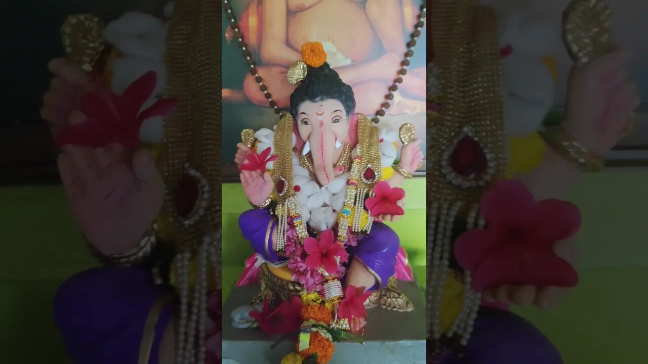 Ganpati Bappa Morya ЁЯЩП | рдЖрддреНрддреВ рдЪрд╛ рдмрд╛рдкреНрдкрд╛ ЁЯШЗ #blessings #bappamorya #blessed @_world_of_siya5450