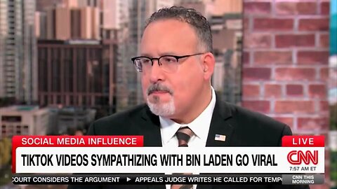 Miguel Cardona On TikTok/Bin Laden: We Should Be Guiding Students How To Look For Misinformation