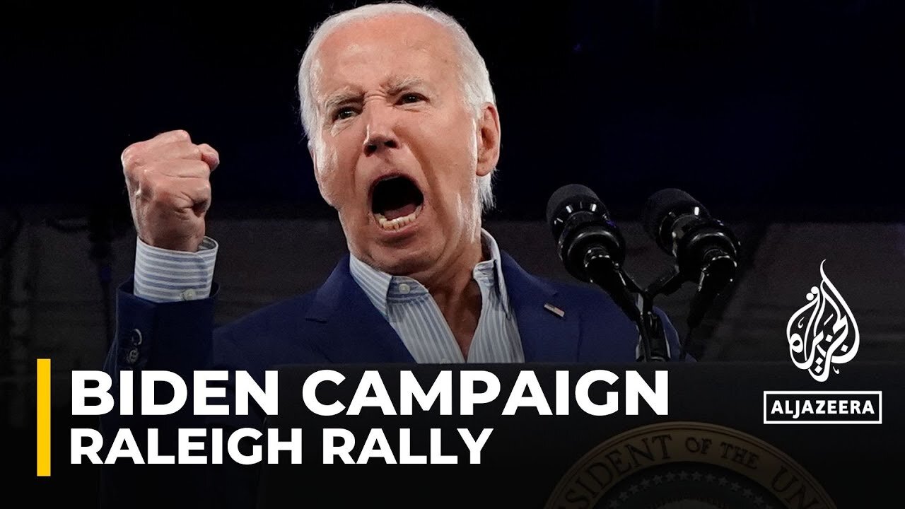 Biden tells supporters in North Carolina that he intends to win the elections in November