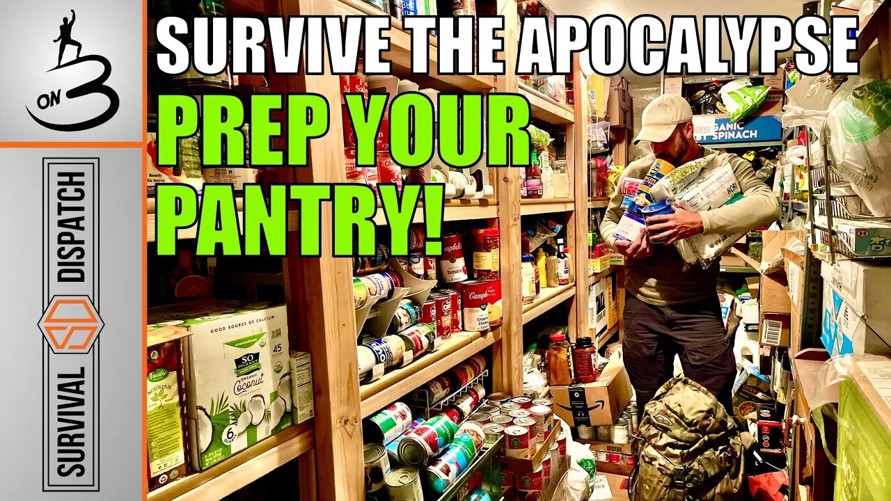 EMERGENCY Prepper Pantry One Year Supply of FOOD | ON3 Jason Salyer