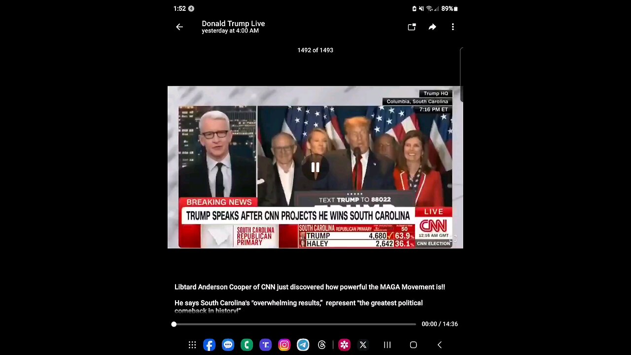 Anderson Cooper of CNN just discovered how powerful the MAGA Movement is!!