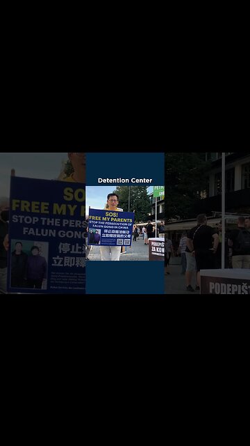 Berlin Resident Appeals for His Father's Release from China #falungong #humanrights #prague