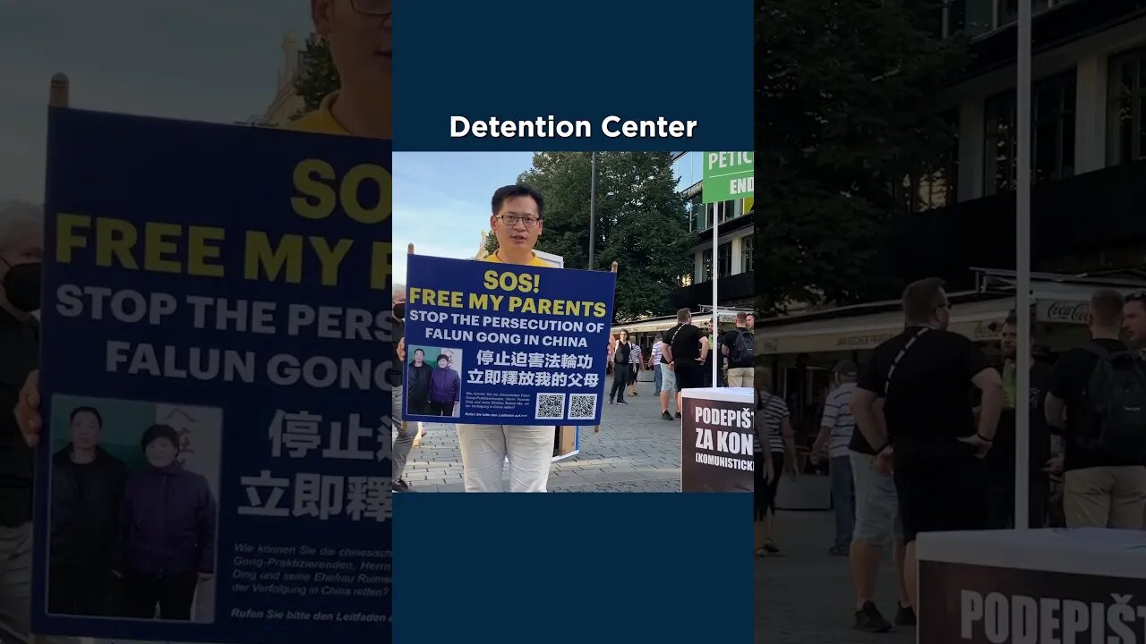 Berlin Resident Appeals for His Father's Release from China #falungong #humanrights #prague