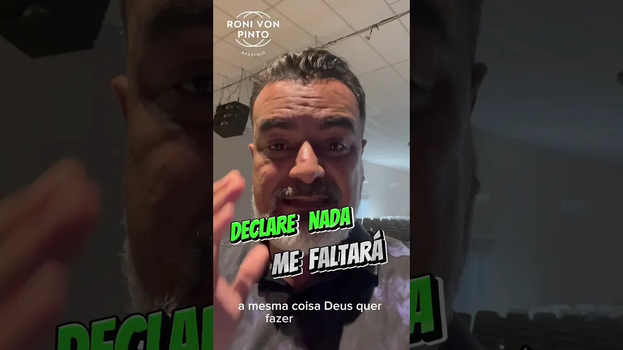 Declare Nada Faltará #cultoonline #oração #rondonopolis #matogrosso #divinasrevelações