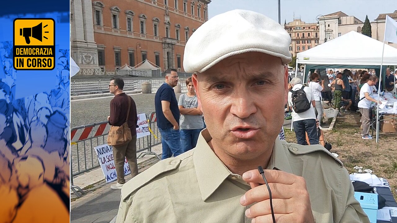 5 SETTEMBRE PAOLO SENSINI - IN PIAZZA PER LA LIBERTÀ E CONTRO IL GREEN PASS