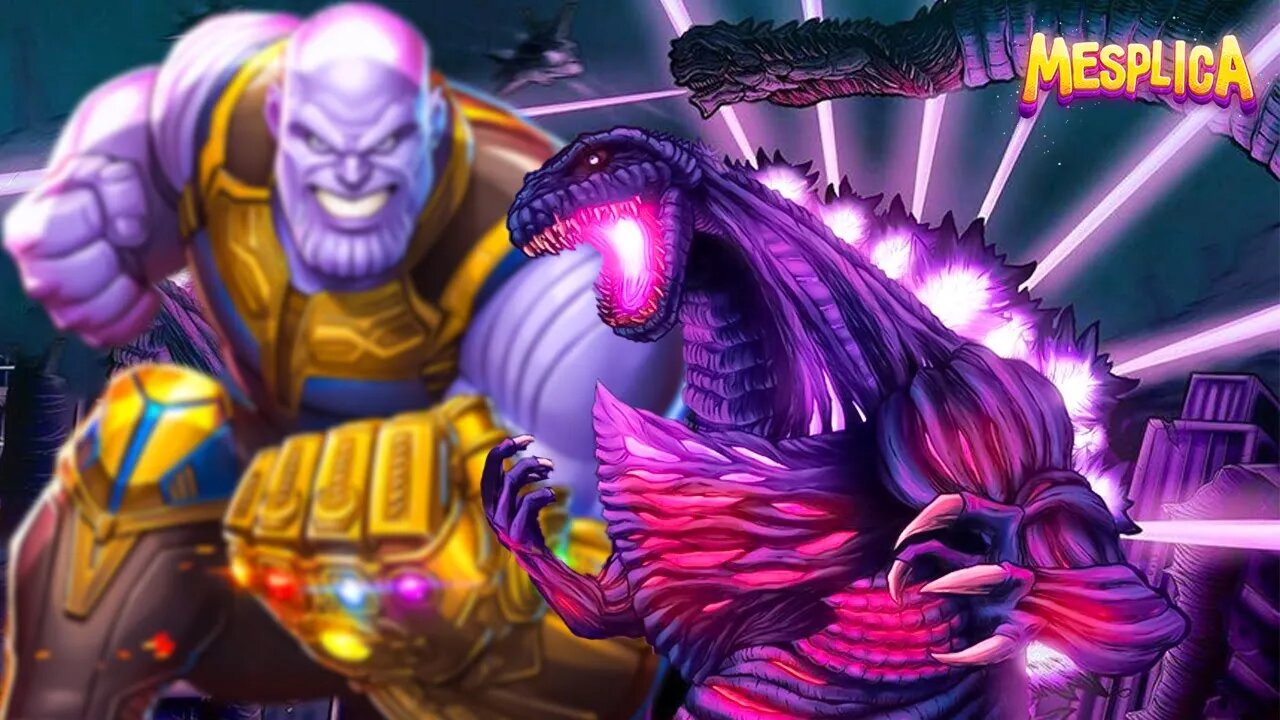 VAZOU SHIN GODZILLA vs THANOS 🔥