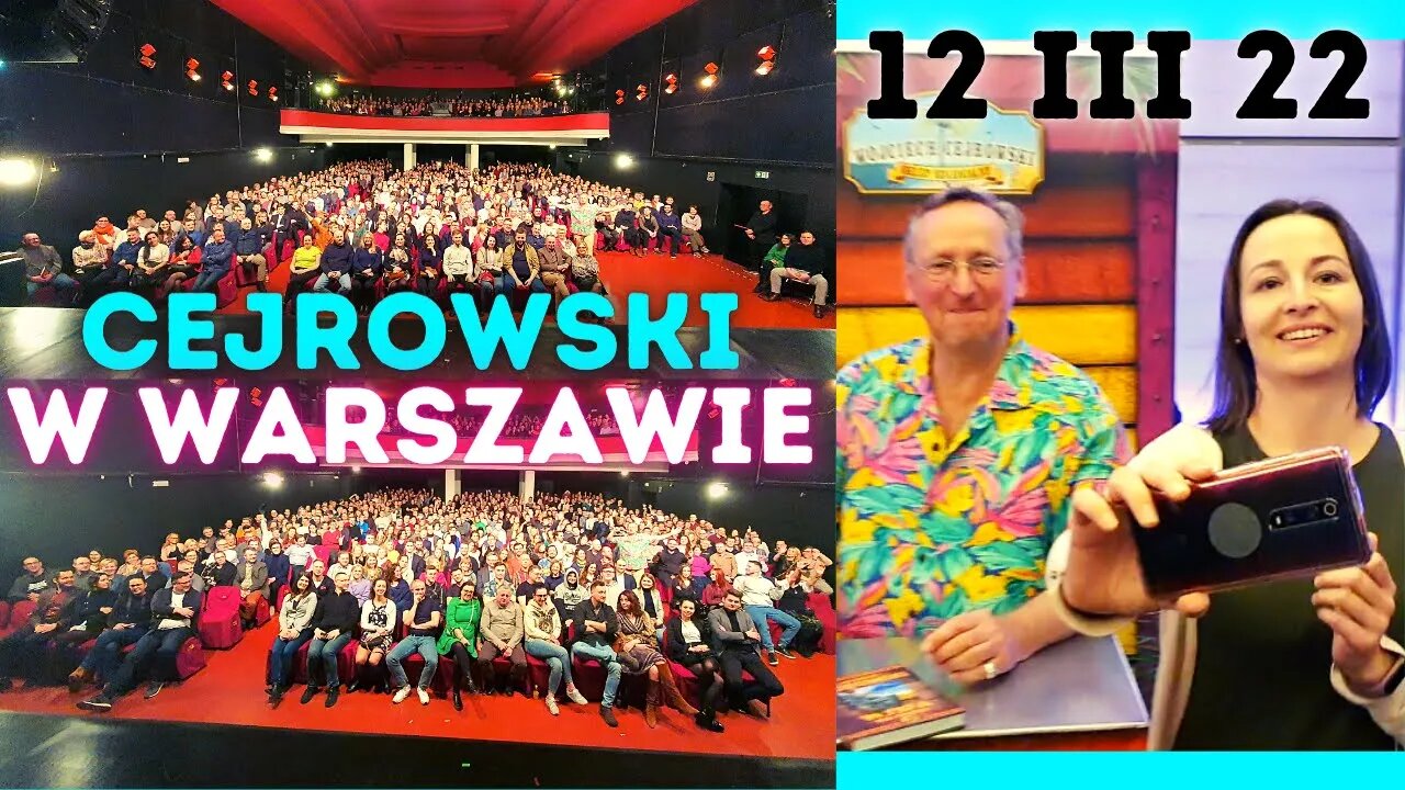 CEJROWSKI W WARSZAWIE 12 MARCA 2022