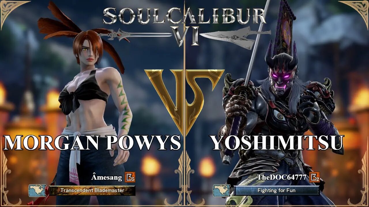 Morgan Powys (Amesang) VS Yoshimitsu (TheDOC64777) (SoulCalibur VI — Xbox Series X Ranked)