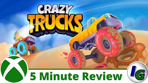 Crazy Trucks 5 Minute Game Review on Xbox