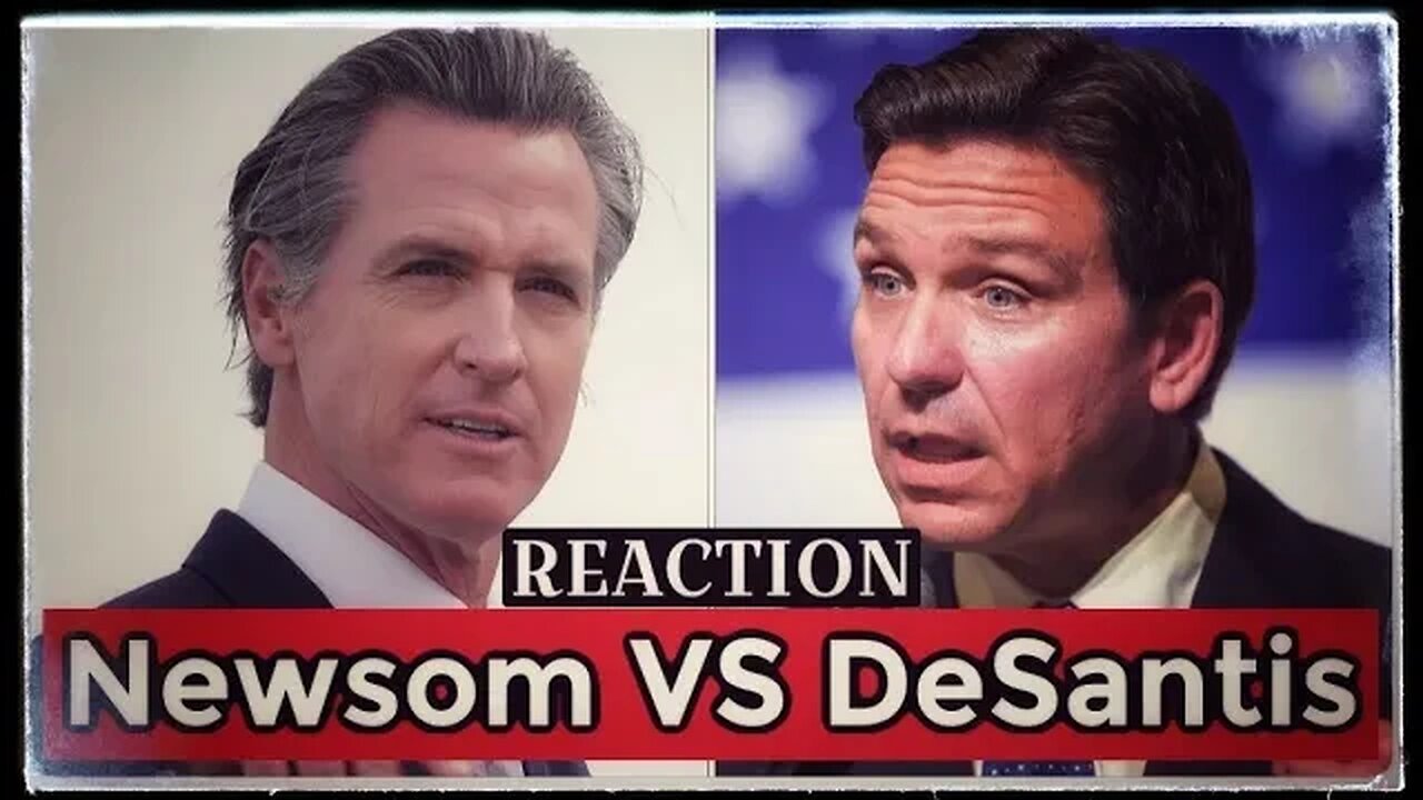 🔴LIVE🔴 DEBATE- Newsom VS DeSaintes. #trump #rondesantis #reaction