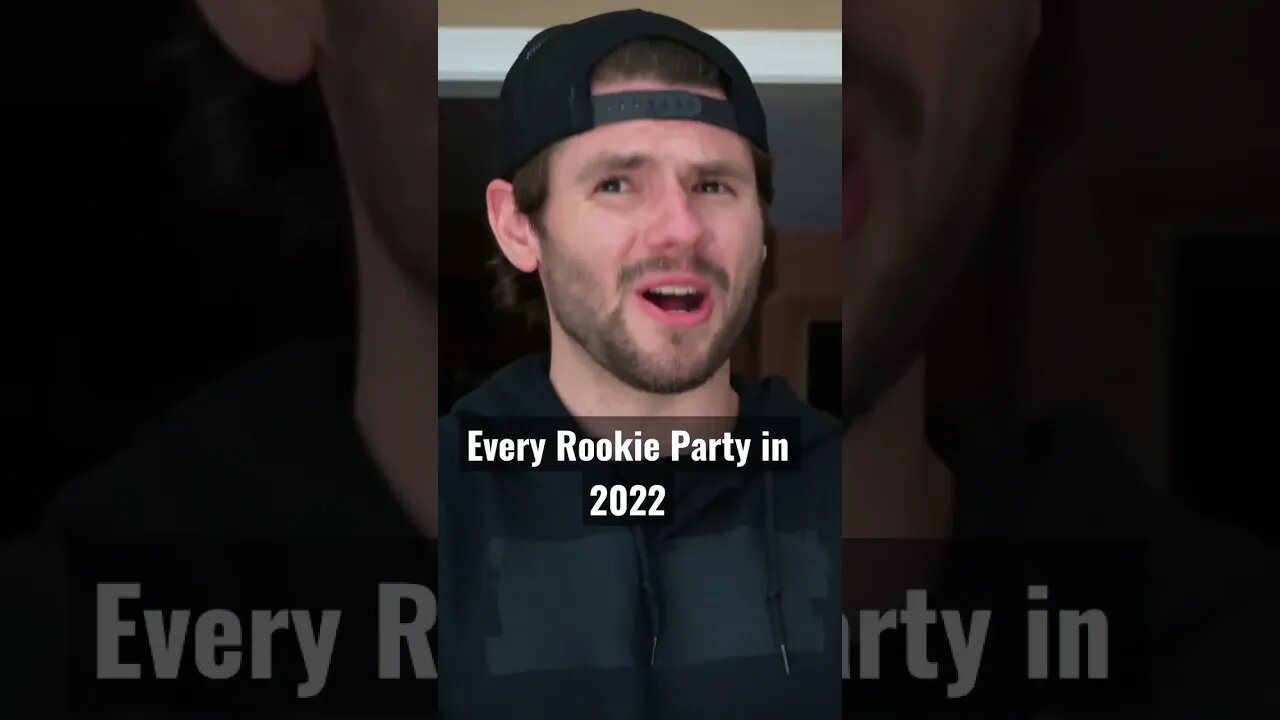 Every Rookie Party in 2022 #hockey #comedy #college