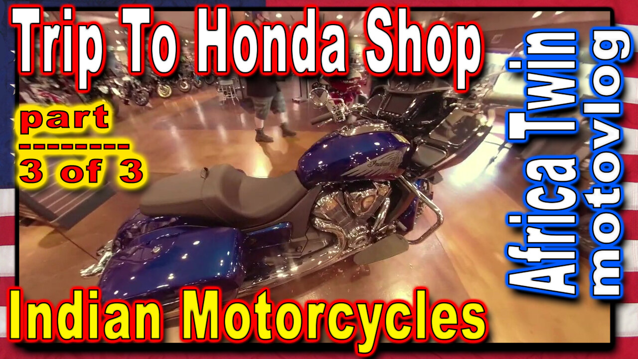 Trip To Honda Shop - part 3 of 3 - Journey Home - Indian Motorcycles - Africa Twin motovlog - Oregon