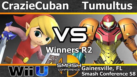 CrazieCuban (Toon Link) vs. Tumultus (Samus) - Winners R2 - SC58