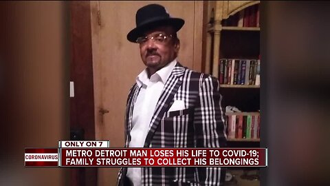 Family of metro Detroit man who died of COVID-19 speaks out after delays gathering personal items