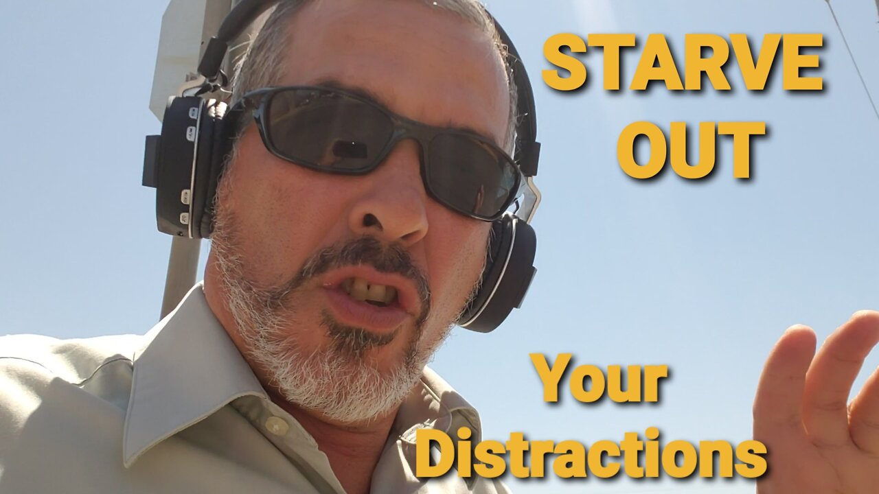 STARVE out your distractions, FEED your focus and Be DISCIPLINE in your ACTIONS
